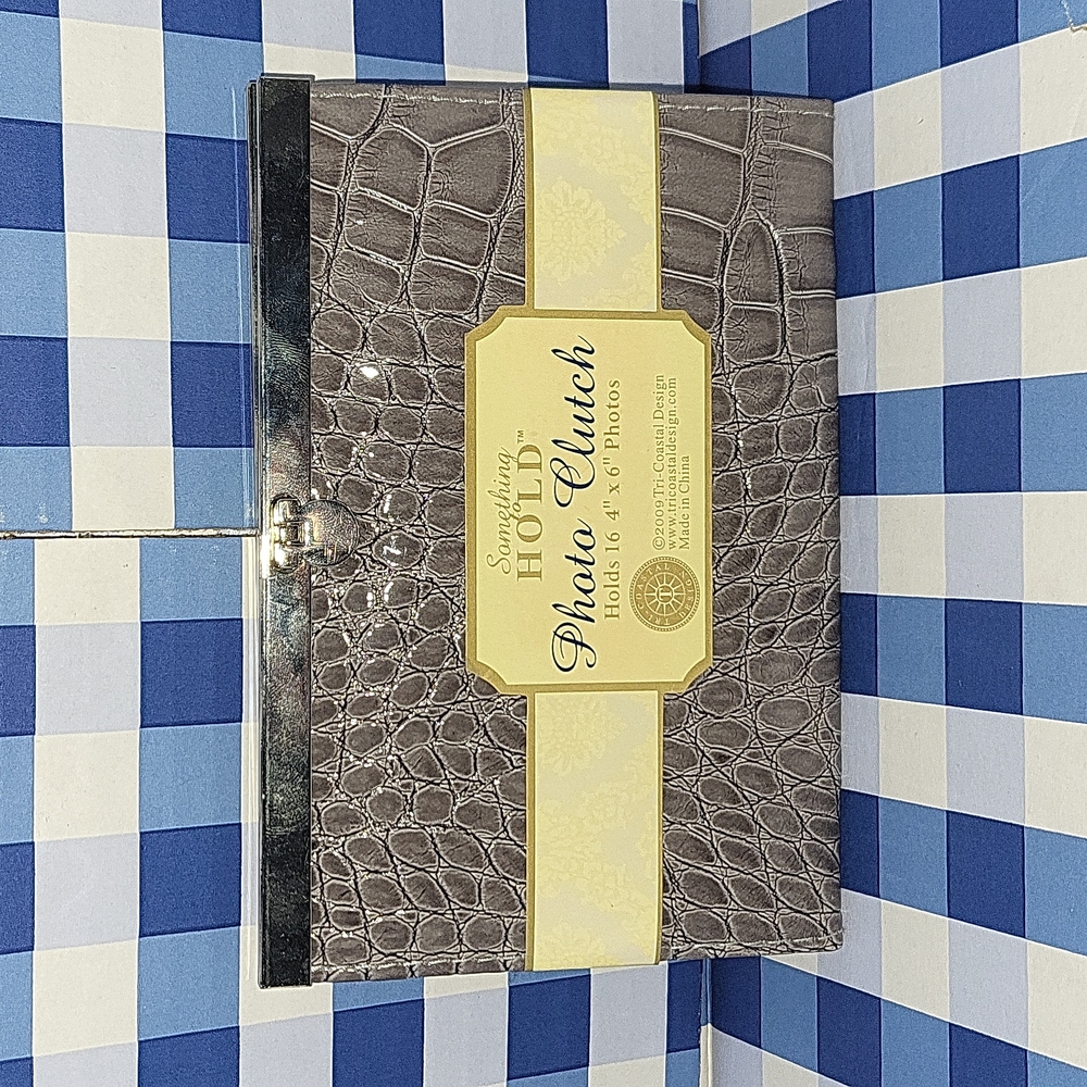 Something To Hold Photo Clutch NWT